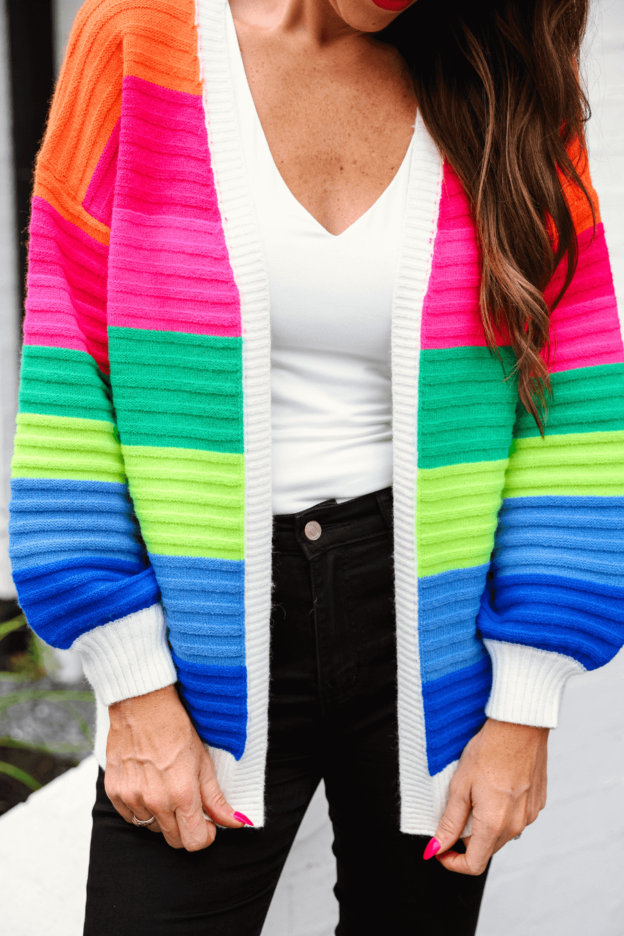 Rainbow Vibes Cardigan - Reg & Curvy