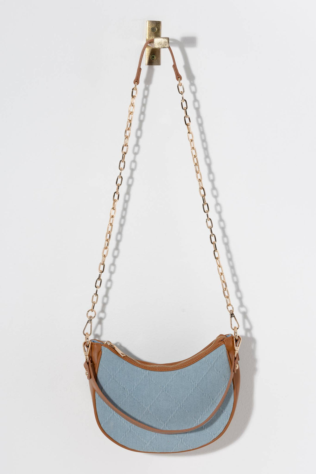 Denim Shoulder Bag - Lolo Viv Boutique