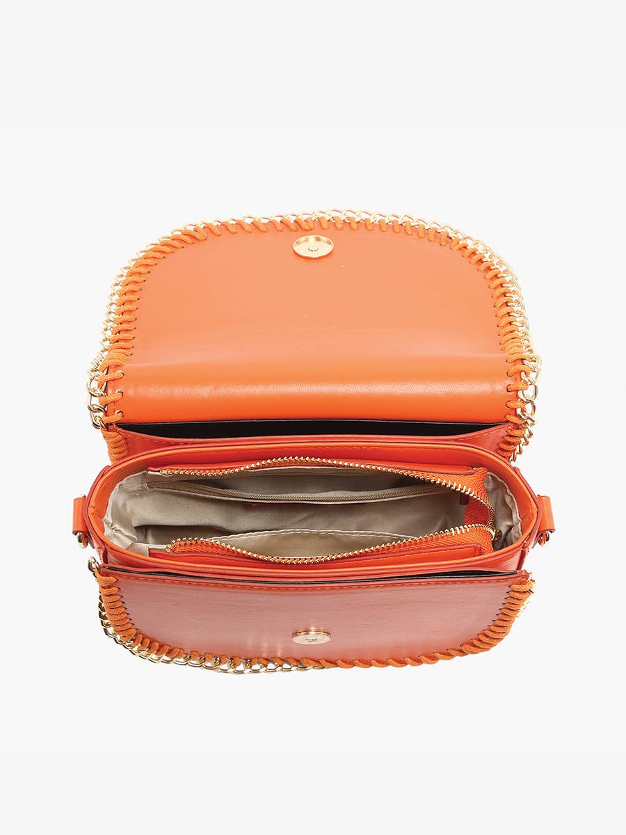 Pumpkin Spice & Gold Crossbody