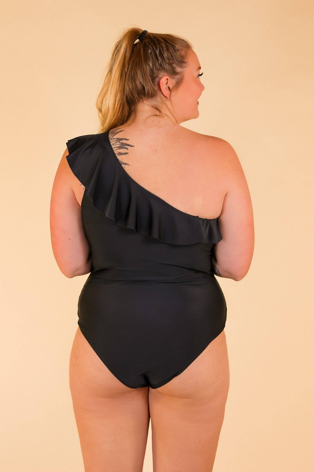 The Midnight Coast Ruffle One-Piece - Curvy