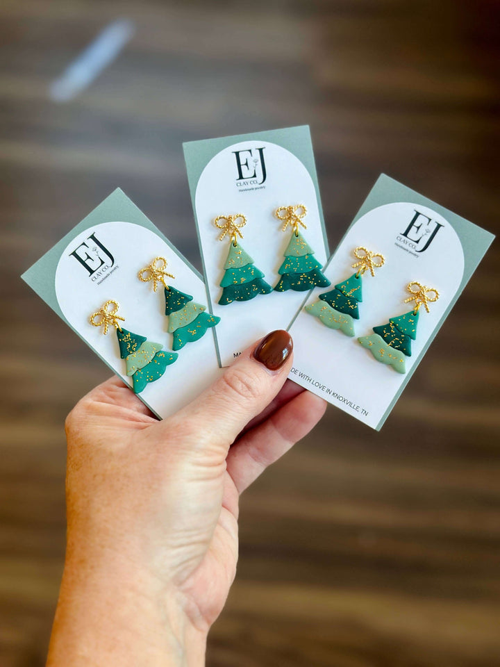 Ombre Evergreen Earrings