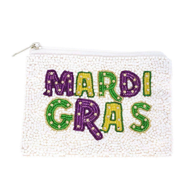 The Mardi Pop Beaded Coin Purse