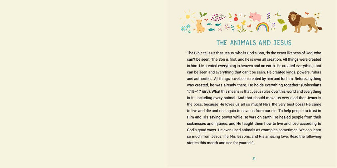 A Year of Bible Animal Stories