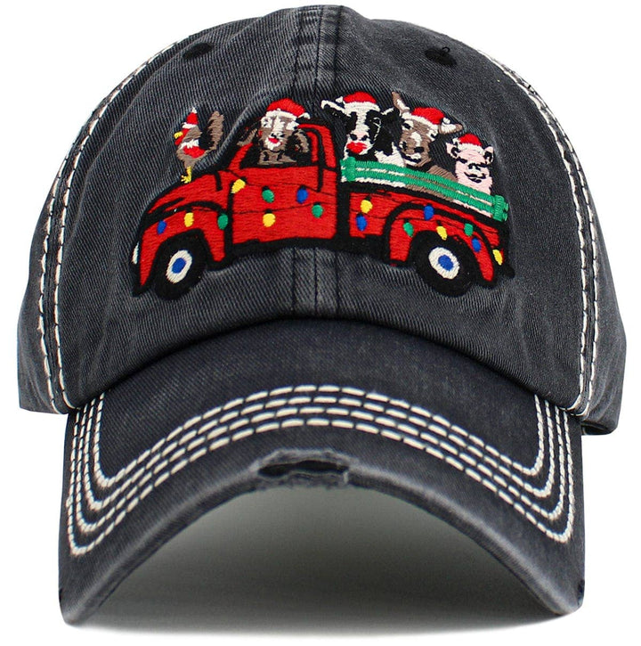 Holiday Farm Truck Hat