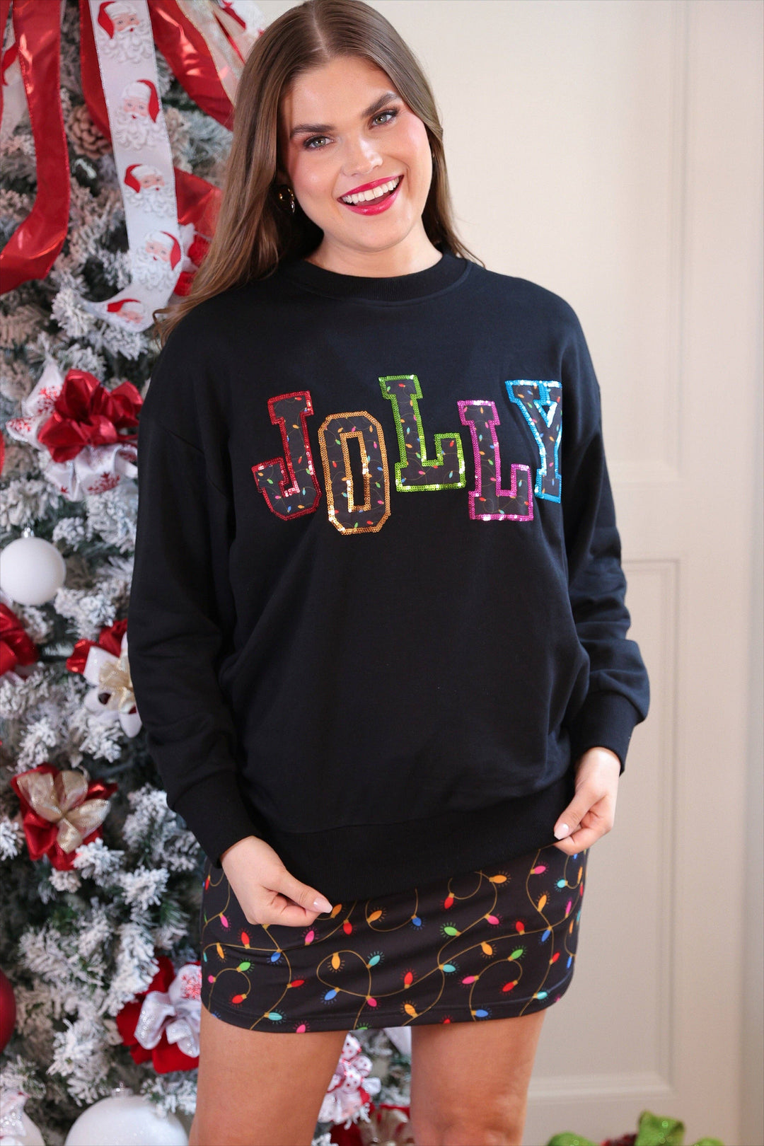 The Holly Jolly Glow-Up Pullover - Reg & Curvy