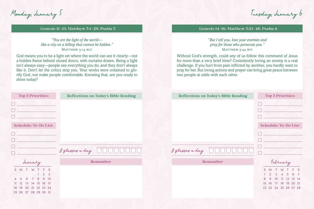 Read Through the Bible in a Year Planner: 2026 Edition