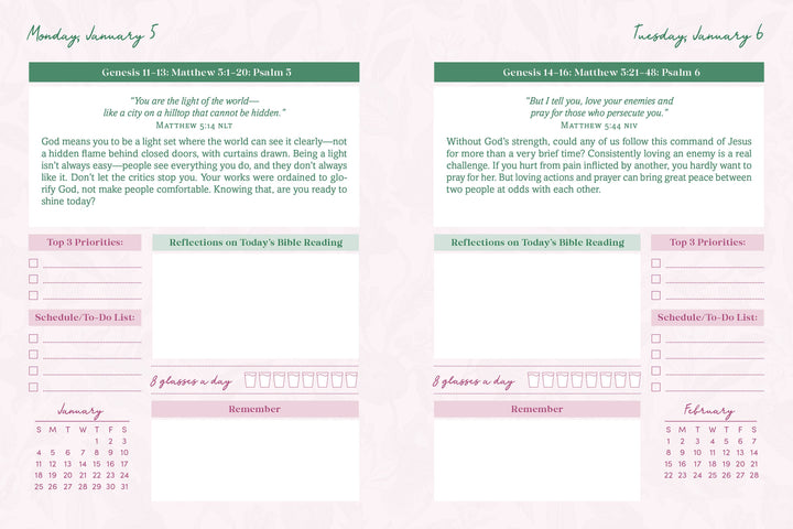 Read Through the Bible in a Year Planner: 2026 Edition