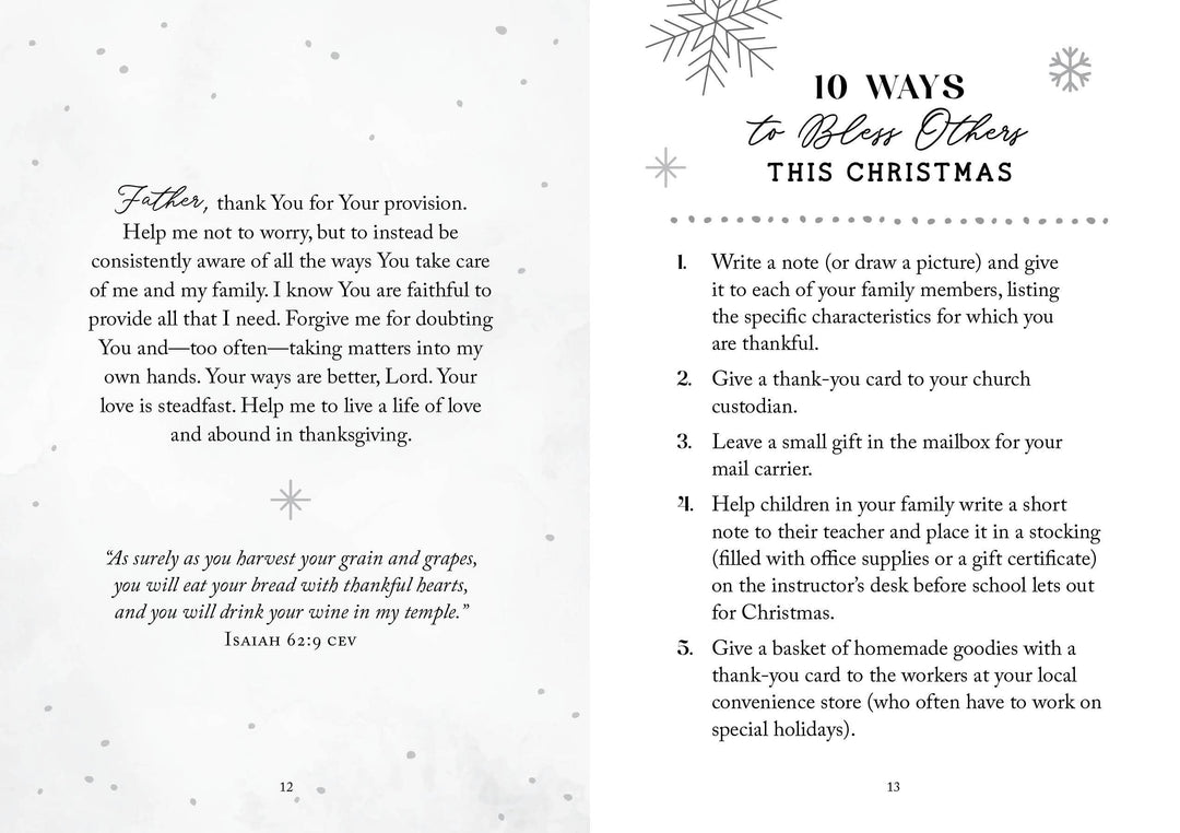 25 Christmas Blessings: A Family Devotional Countdown