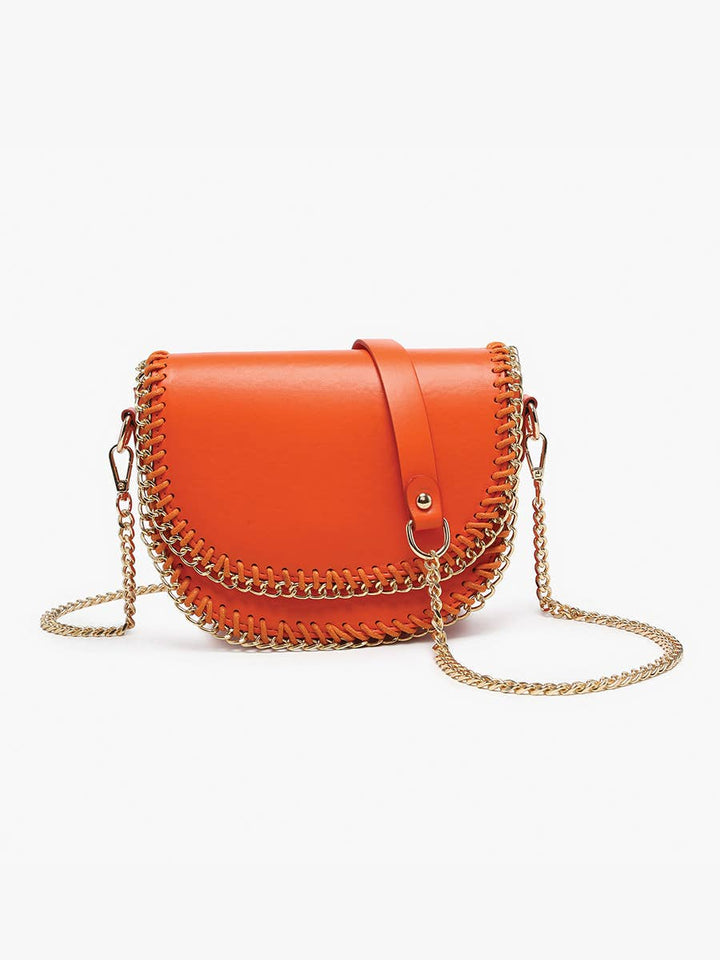 Pumpkin Spice & Gold Crossbody