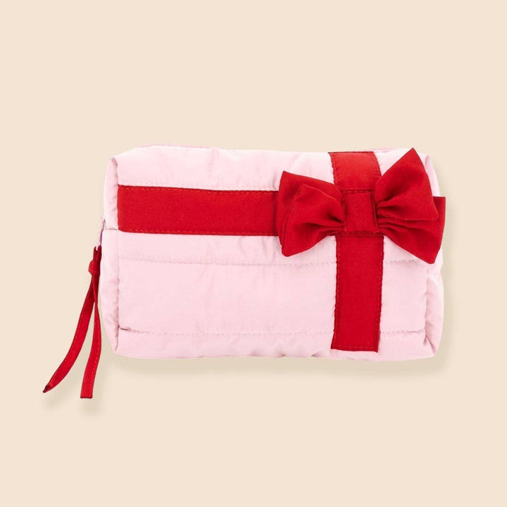 Wrapped With Love Quilted Cosmetic Bag