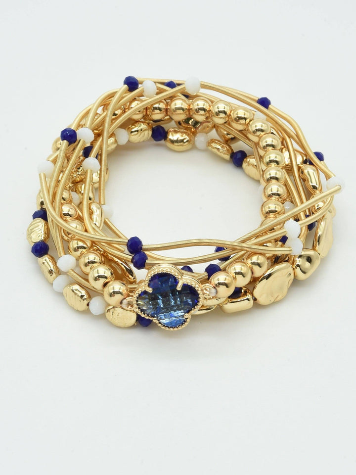 Game Day Glam Bracelet Stack - 4 Colors