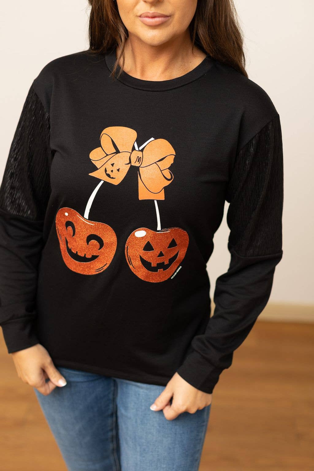 Cherry Jack-o'-Lantern Top - Reg & Curvy