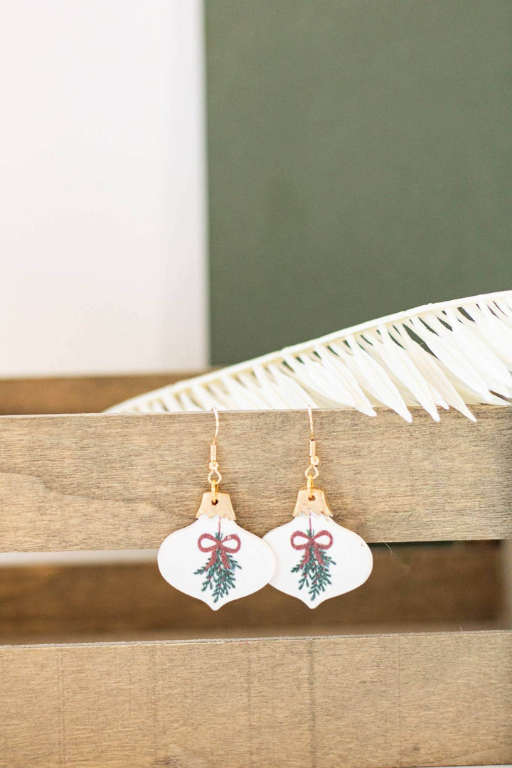 Meet Me Under the Mistletoe Earrings