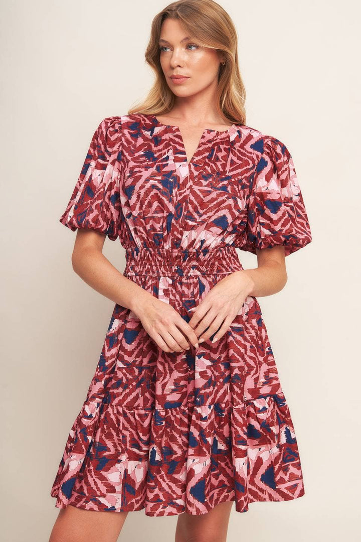 Autumn Afterglow Mini Dress