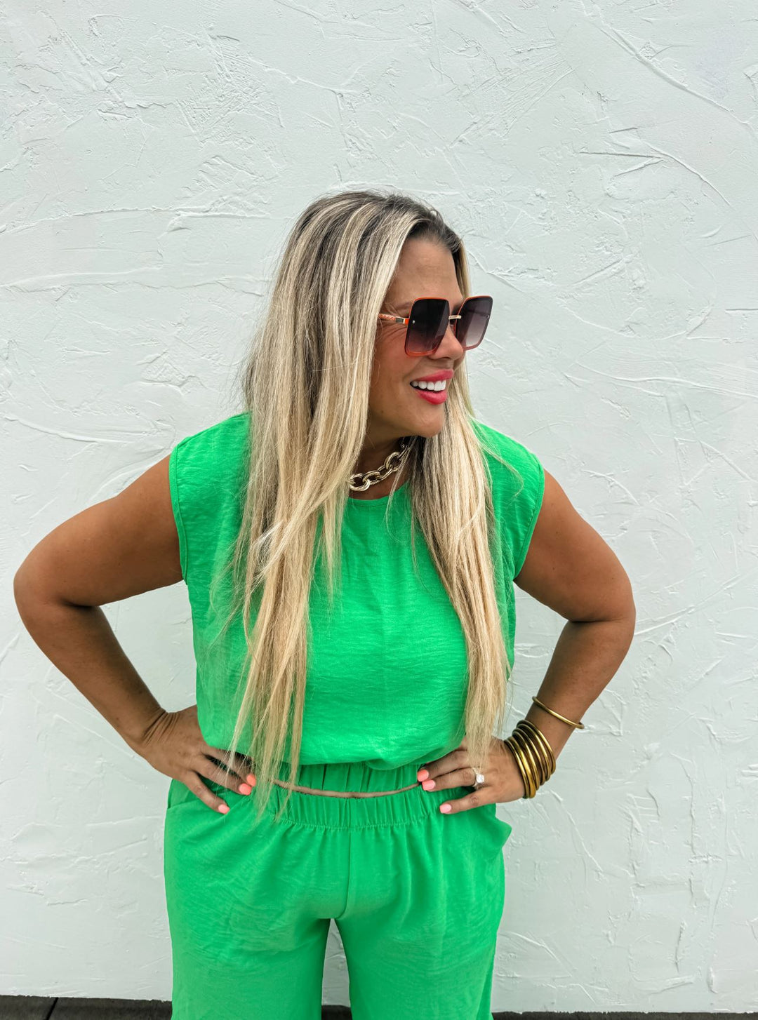 Neon Summer Pant Sets in 4 Colors - Reg & Curvy