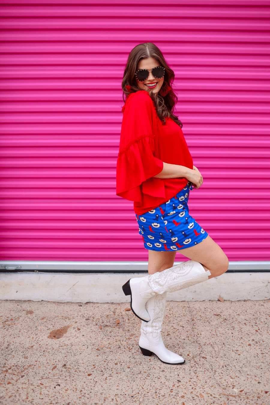 Hey There Cowboy Skort - Reg & Curvy - Lolo Viv Boutique