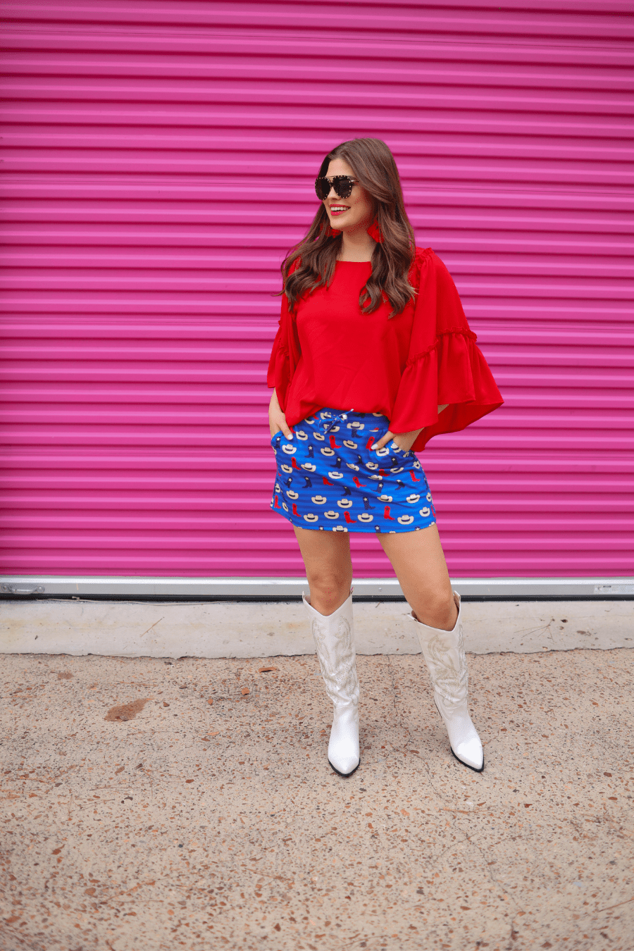 Hey There Cowboy Skort - Reg & Curvy - Lolo Viv Boutique