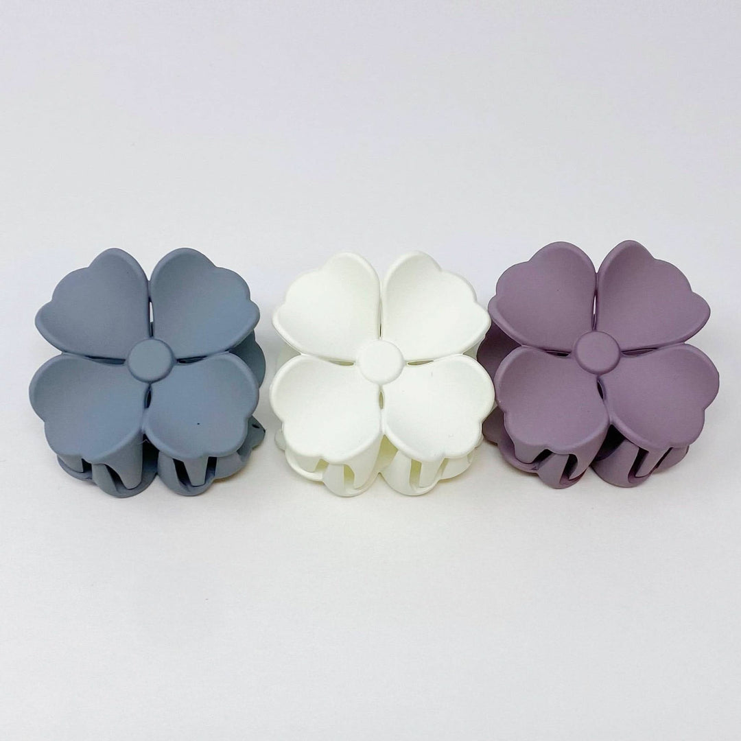 Hibiscus Petals Hair Claw Set - 3 Clips - Lolo Viv Boutique