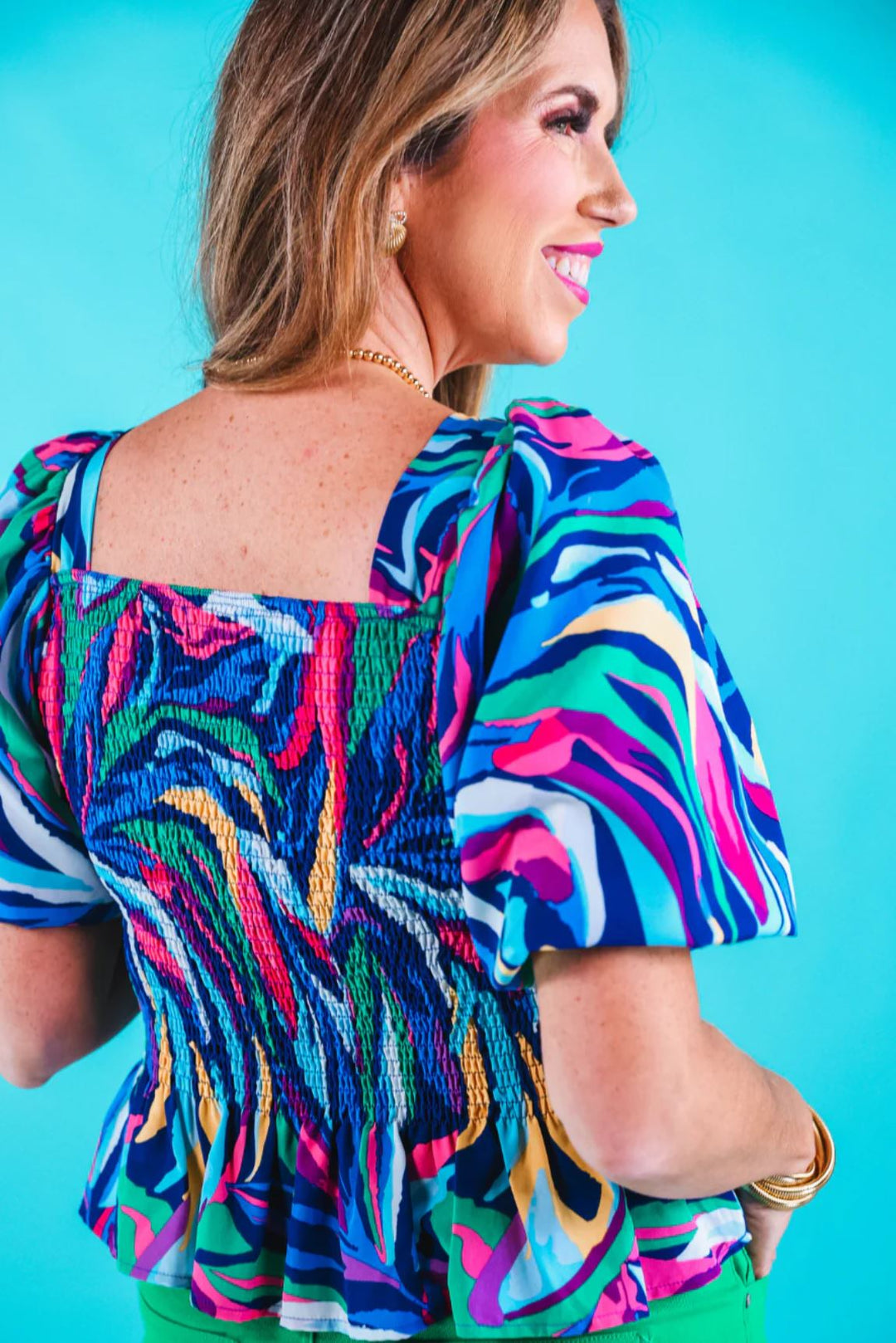 Hit the Summer Peplum Top - Reg & Curvy - Lolo Viv Boutique