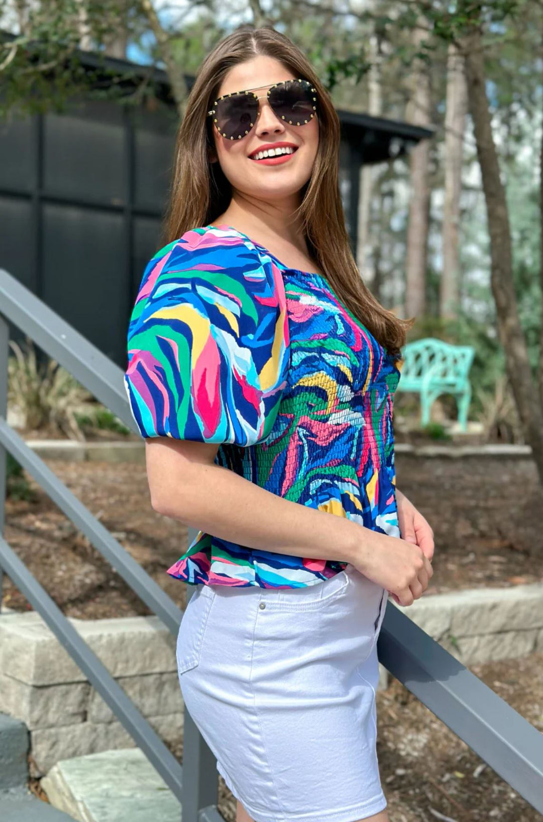 Hit the Summer Peplum Top - Reg & Curvy - Lolo Viv Boutique