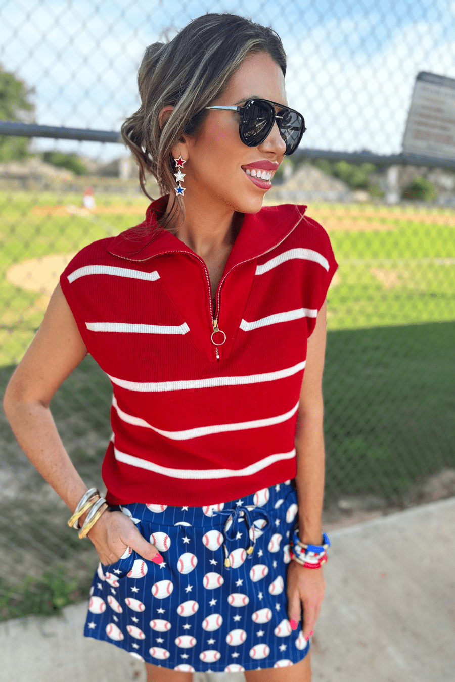 Home Run Skort - Reg & Curvy - Lolo Viv Boutique