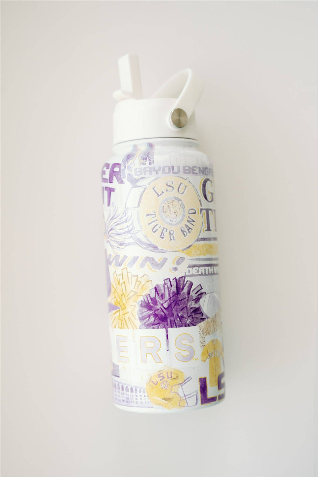 Insulated LSU Water Bottle - Lolo Viv Boutique