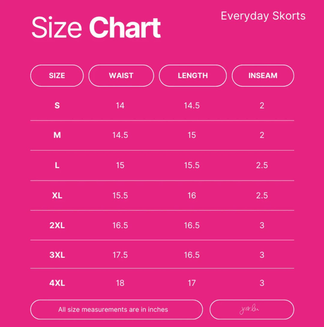 Let's Go Girls Skort - Reg & Curvy - Lolo Viv Boutique