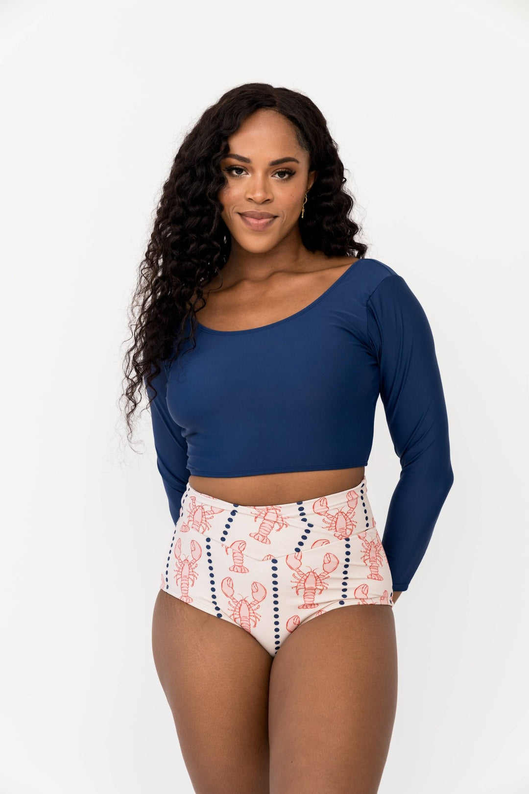 Lobster High V - Cut Swim Bottoms - Reg & Curvy - Lolo Viv Boutique