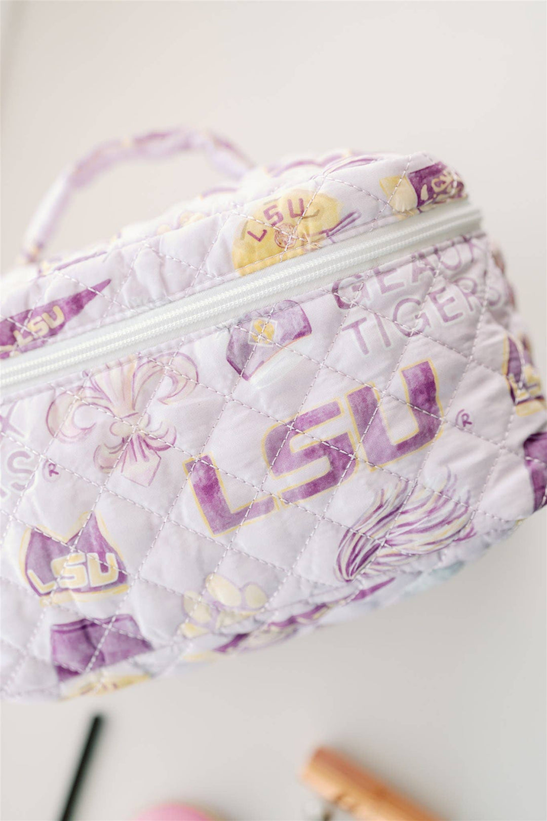 LSU Make Up Toiletry Bag - Lolo Viv Boutique