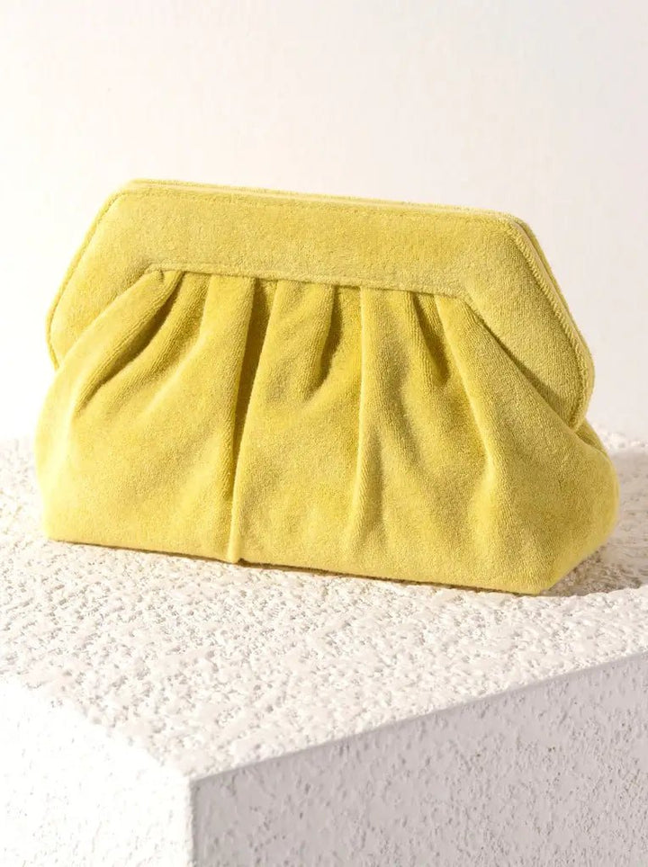 Luna Clutch in Yellow - Lolo Viv Boutique