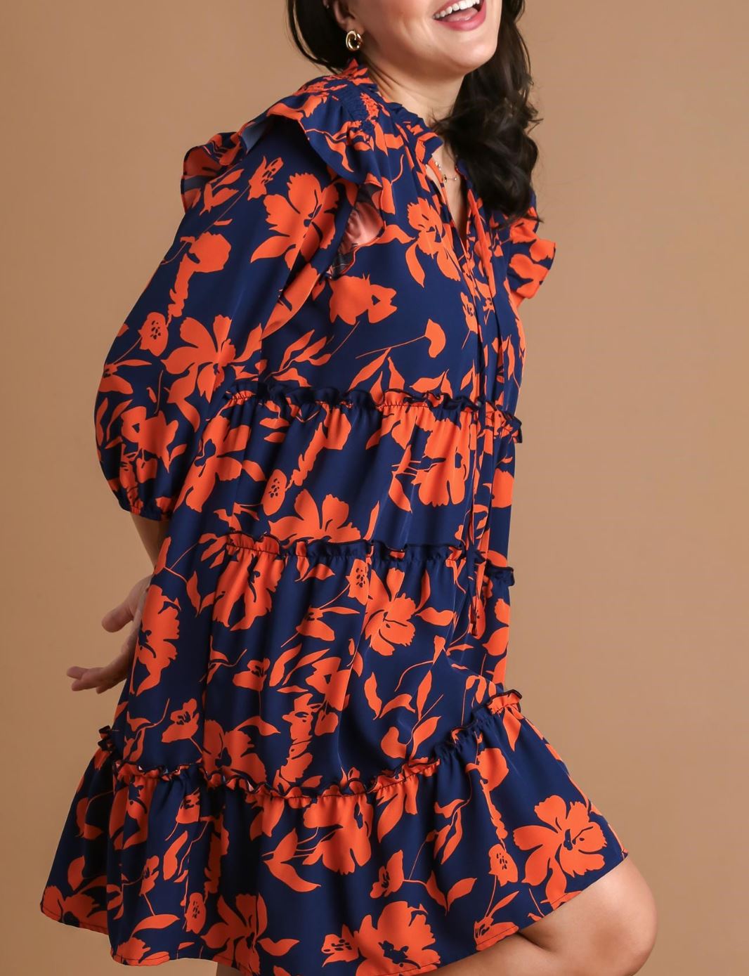 Sunset Bloom Dress - Curvy