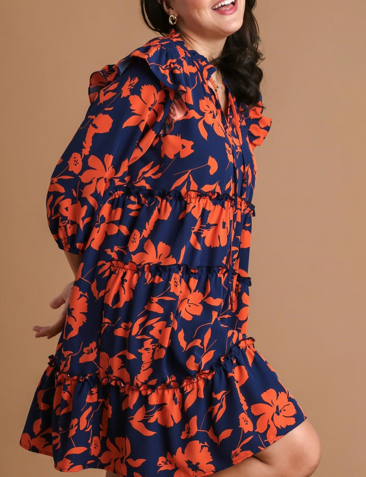 Sunset Bloom Dress - Curvy