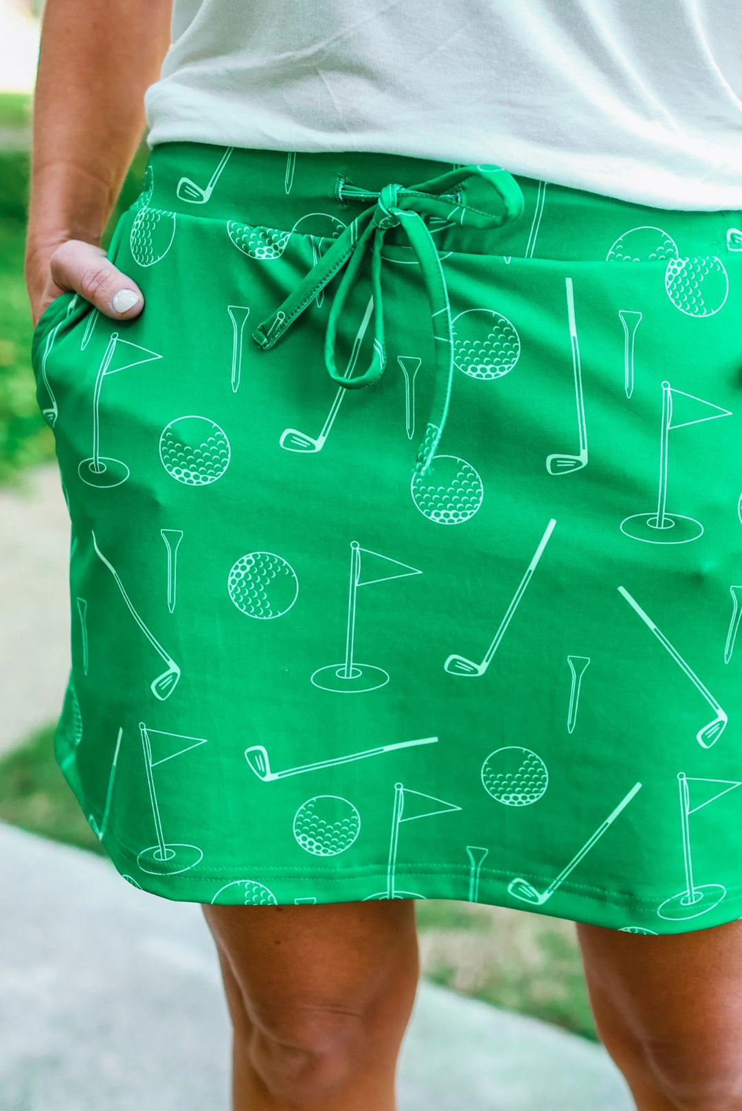 On Par Golf Skort - Reg & Curvy - Lolo Viv Boutique