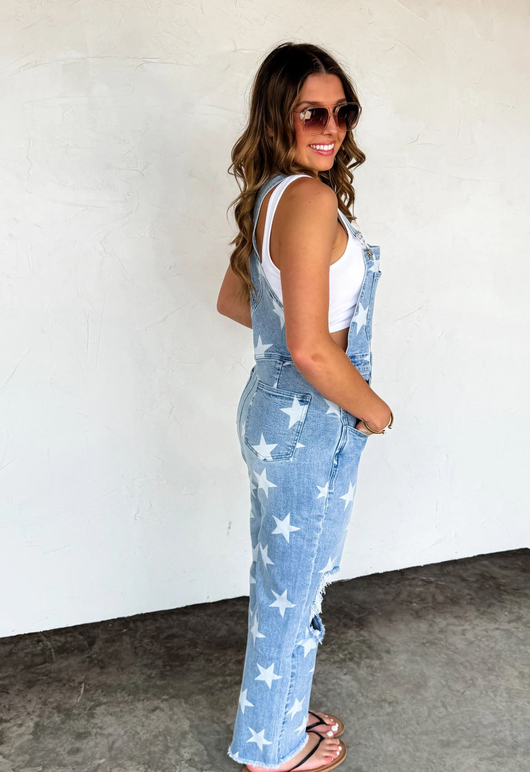 Star Spangled Overalls - Reg & Curvy
