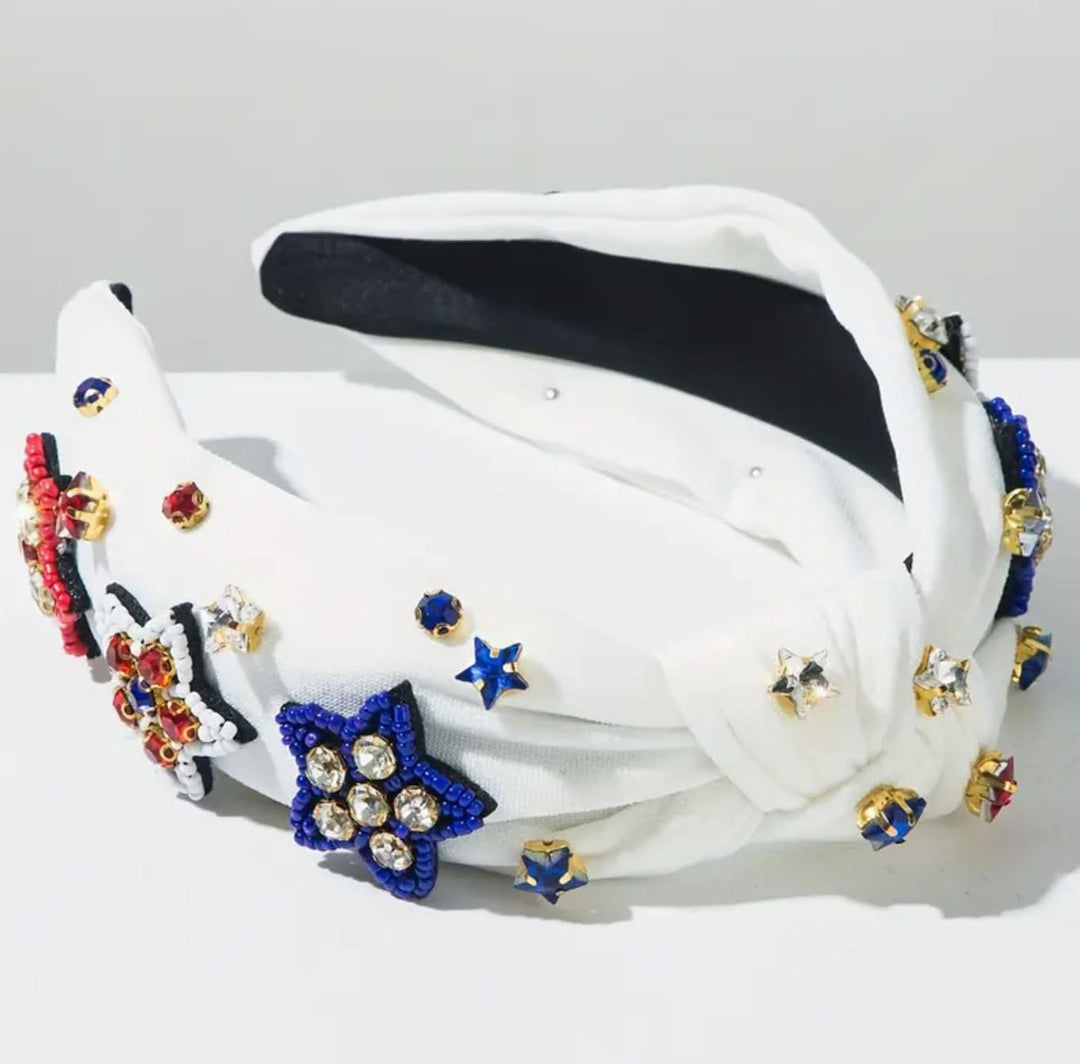 Patriotic Starburst Headband - Lolo Viv Boutique