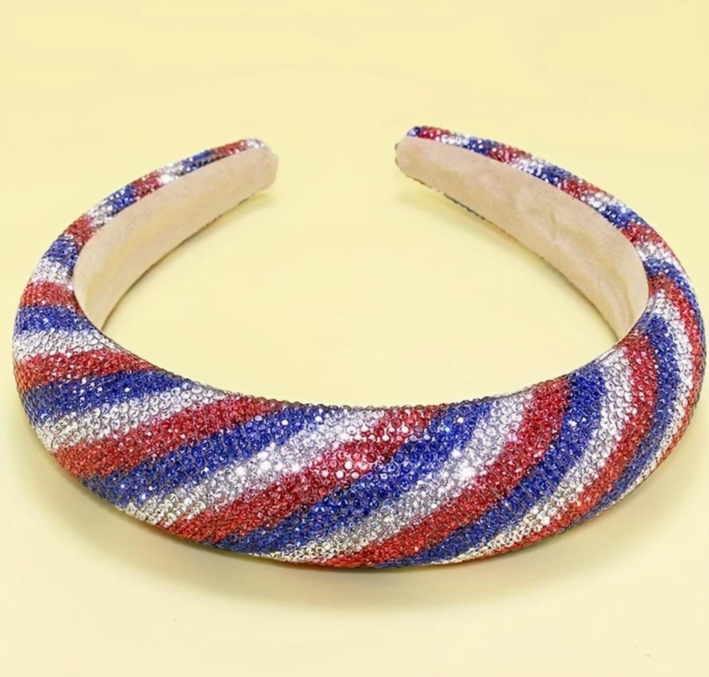 Patriotic Stripe Headband - Lolo Viv Boutique