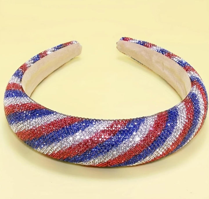 Patriotic Stripe Headband - Lolo Viv Boutique