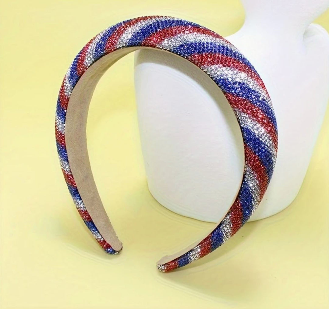 Patriotic Stripe Headband - Lolo Viv Boutique