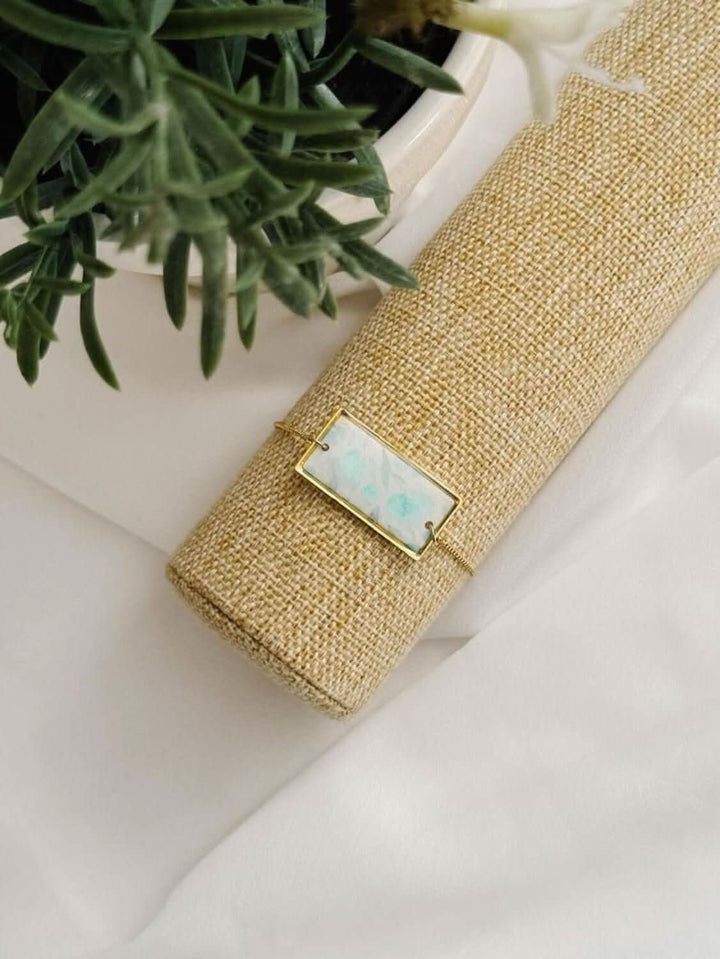 Patterned Rectangular Adjustable Bracelet - Lolo Viv Boutique