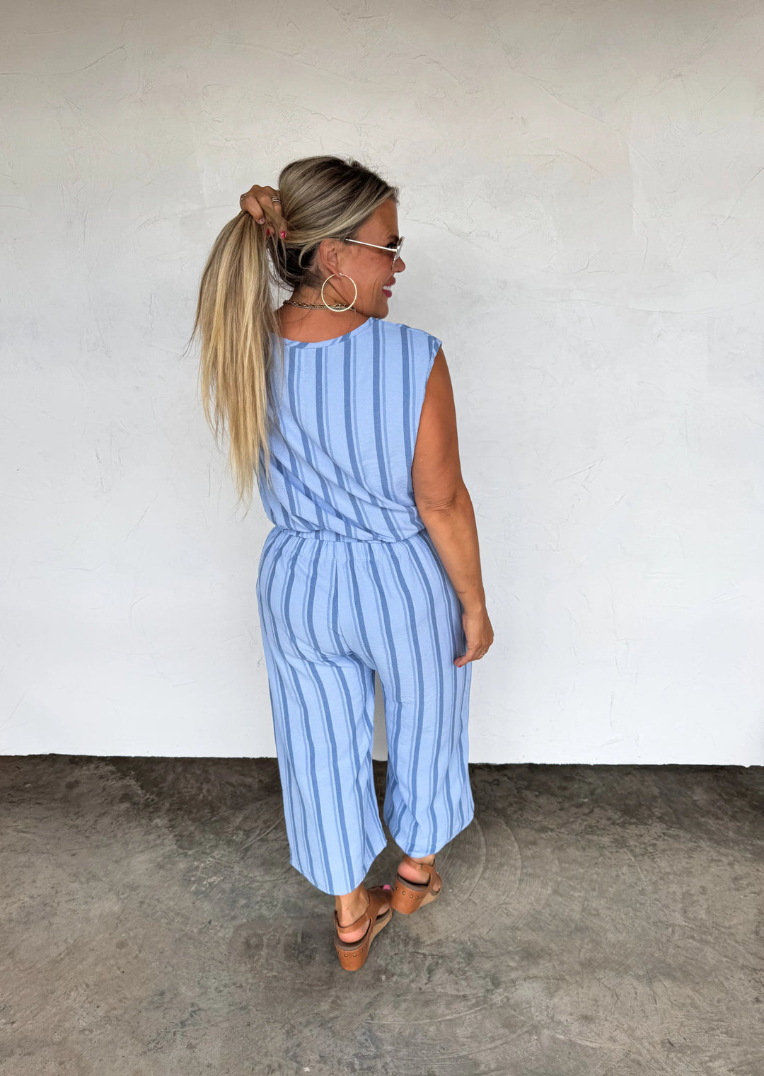 *PREORDER* Blue Skies Striped Set - Reg & Curvy - Lolo Viv Boutique