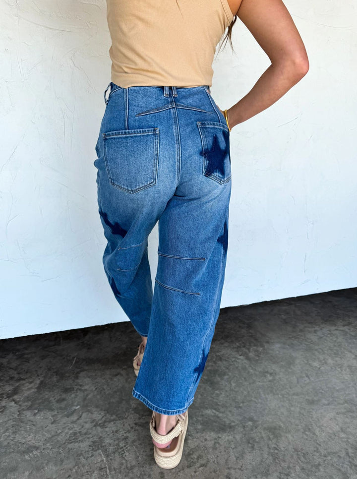 *PREORDER* Born to Shine Barrel Jeans - Reg & Curvy - Lolo Viv Boutique