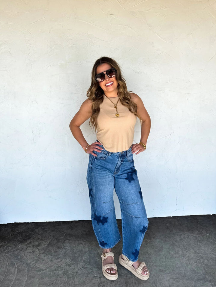 *PREORDER* Born to Shine Barrel Jeans - Reg & Curvy - Lolo Viv Boutique