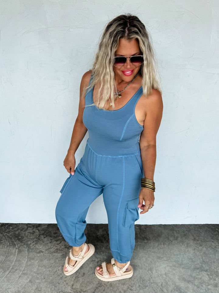 *PREORDER* Cargo Romper in 3 Colors - Reg & Curvy - Lolo Viv Boutique