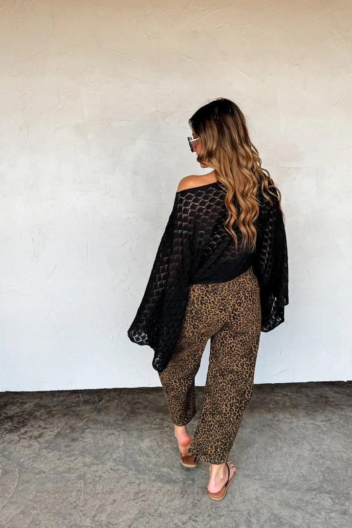 *PREORDER* Cheetah Barrel Jeans - Reg & Curvy - Lolo Viv Boutique