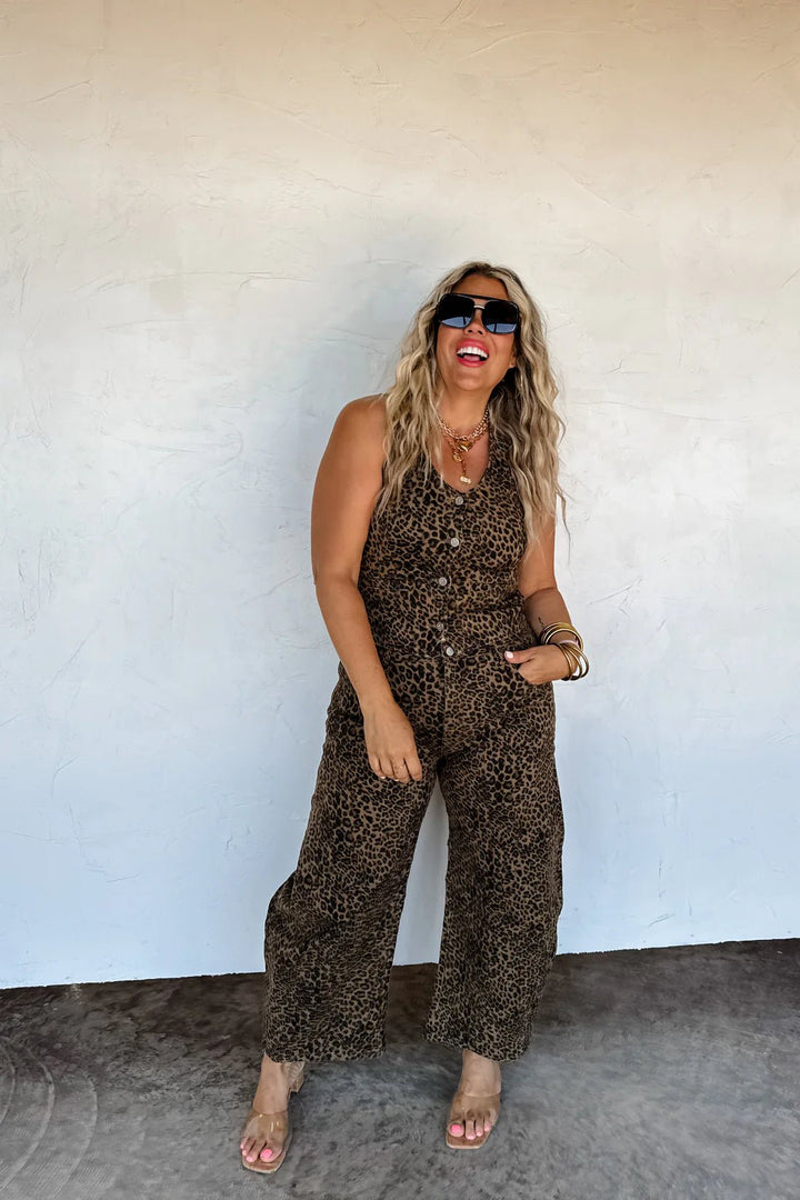 *PREORDER* Cheetah Barrel Jeans - Reg & Curvy - Lolo Viv Boutique