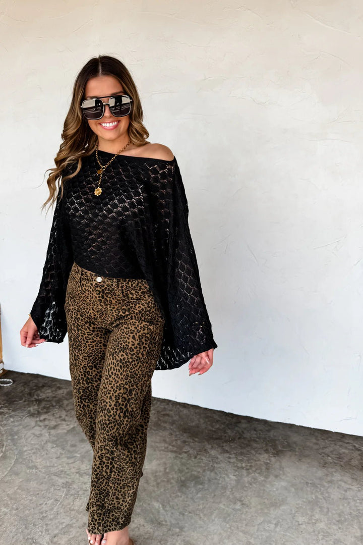 *PREORDER* Cheetah Barrel Jeans - Reg & Curvy - Lolo Viv Boutique