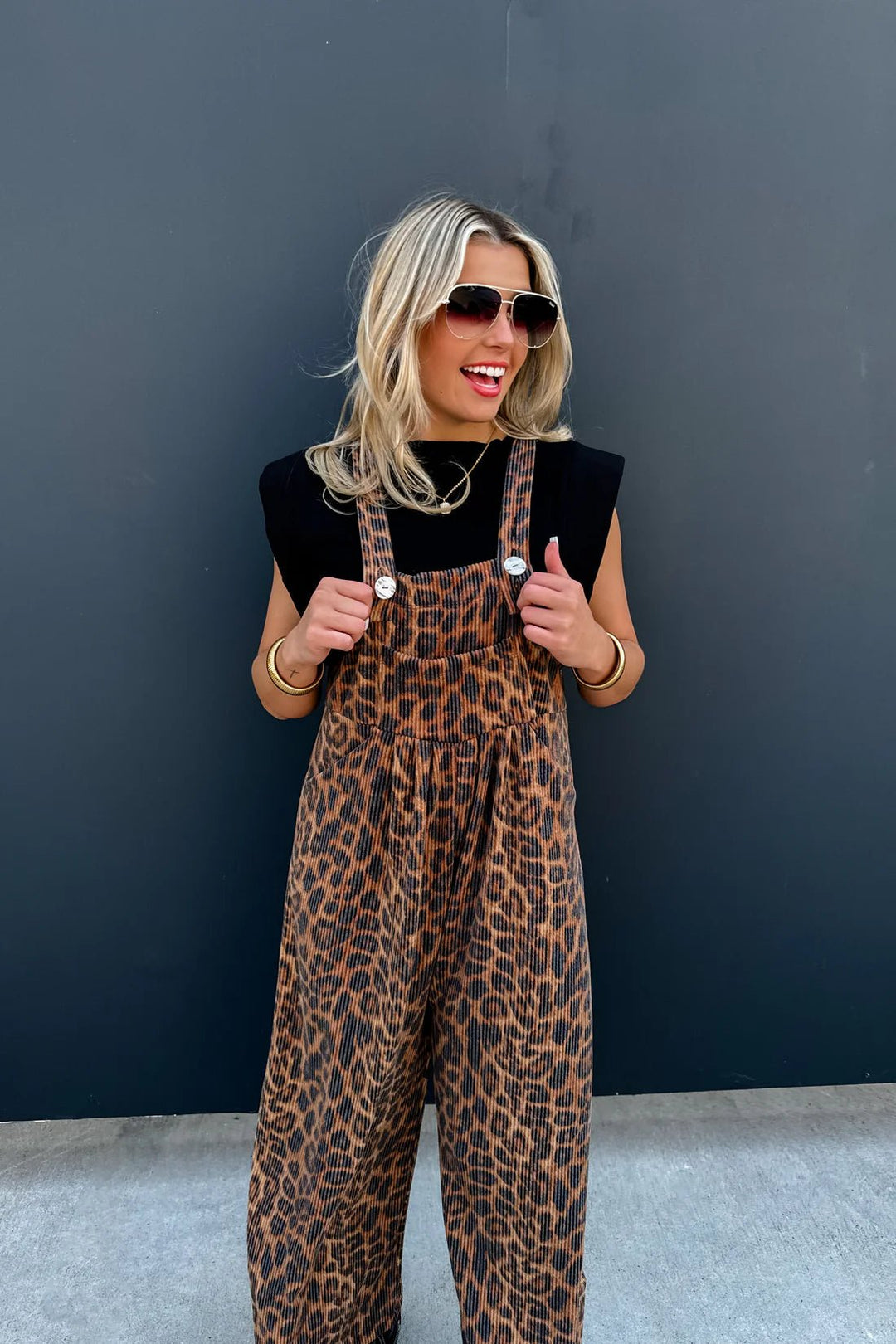 *PREORDER* Cheetah Boho Overalls - Reg & Curvy - Lolo Viv Boutique