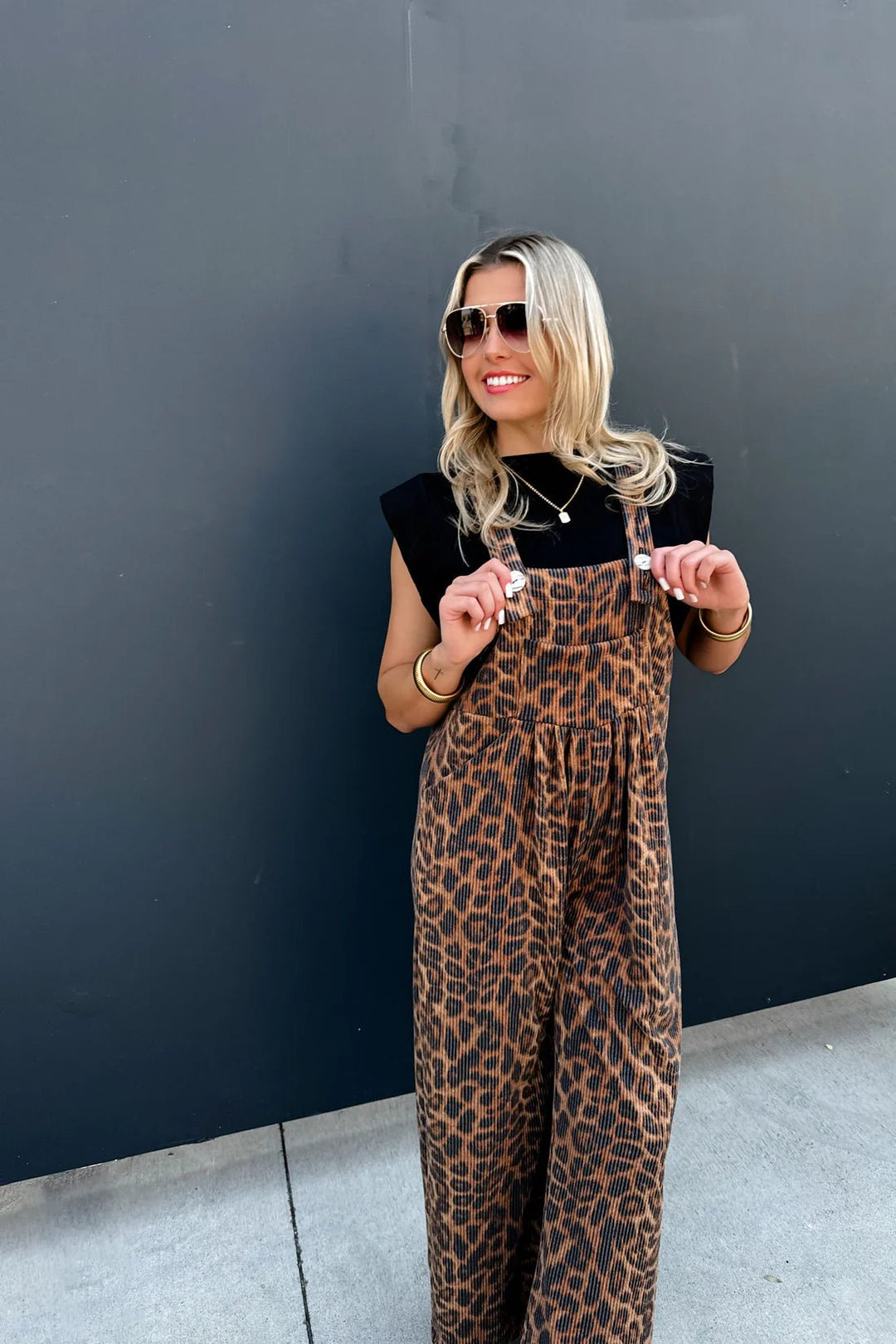 *PREORDER* Cheetah Boho Overalls - Reg & Curvy - Lolo Viv Boutique