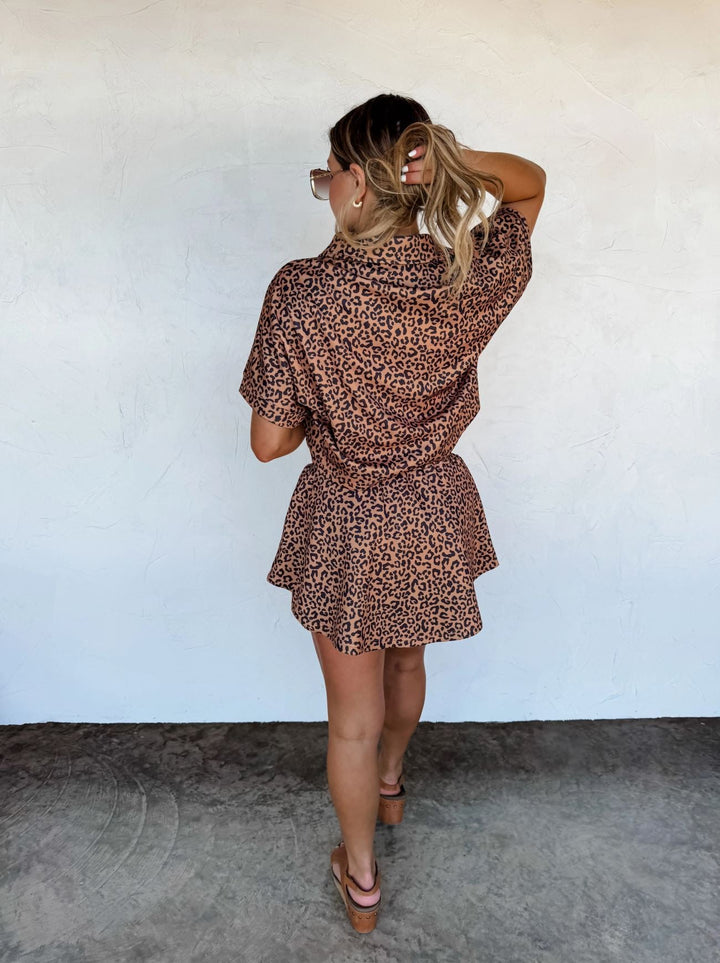 *PREORDER* Cheetah Skort Set in 2 Colors - Reg & Curvy - Lolo Viv Boutique
