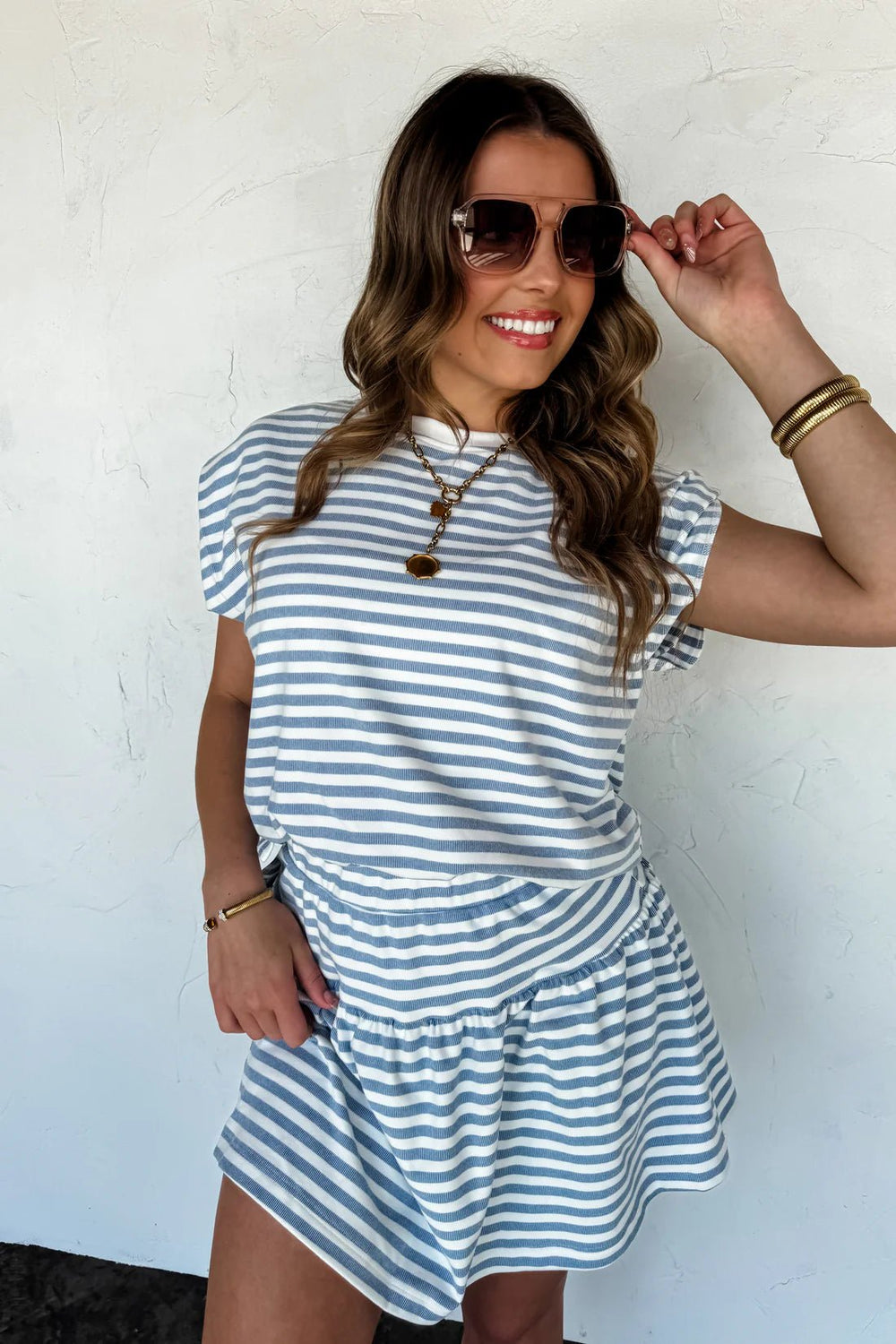 *PREORDER* Coastal Stripes Set in 3 Colors - Reg & Curvy - Lolo Viv Boutique